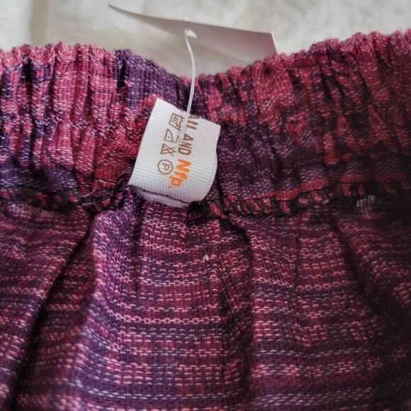 Karma Nepal Crafts Purple Pink Boho Harem Pants Festival Tribal Wrap Hem NWT - Picture 11 of 11